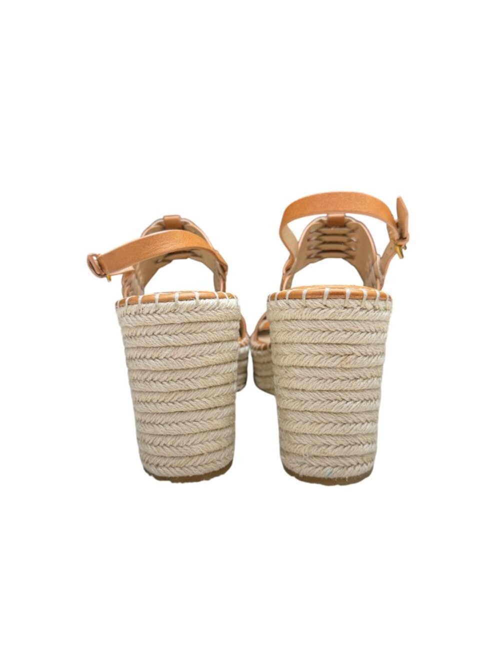 NWOB Veronica Beard Riya Slingback Espadrille Platform Wedge Sandals, Size 10 - Picture 5 of 9